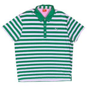 Puma Sport Cotton Blend Short Sleeve Polo Shirt Colorful XL